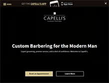 Tablet Screenshot of capellis.com